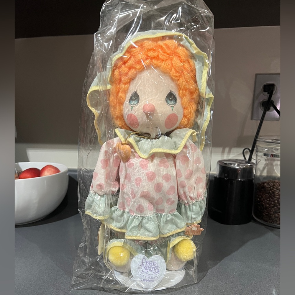 Vintage Precious Moments 12” Clown Doll Collectible- with tags!